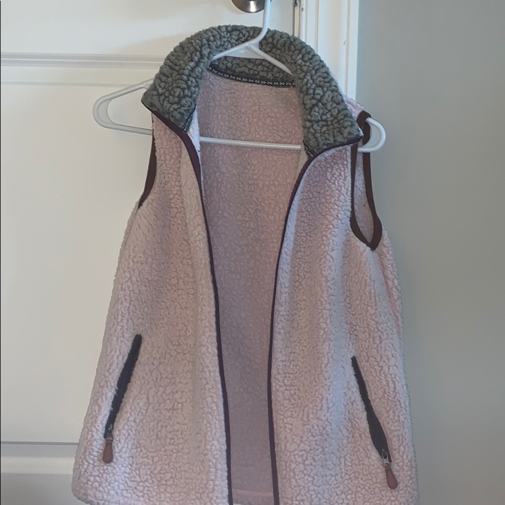 Gray And Pink Jacket